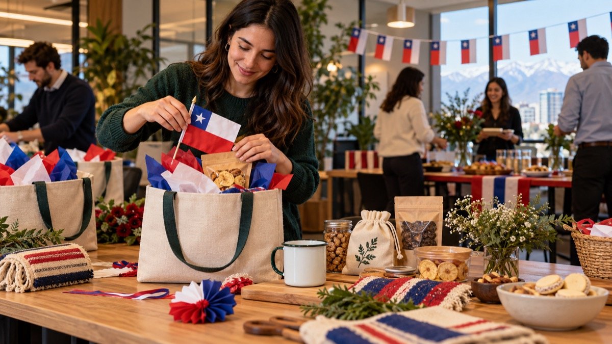 Equipo presenta una campaña de regalos con identidad chilena para las Fiestas Patrias de septiembre.