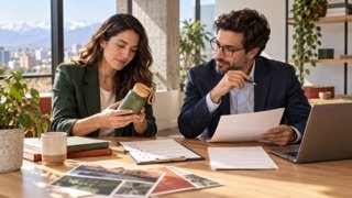 Equipo verifica antecedentes y criterios de cumplimiento de productos antes de su aprobación.